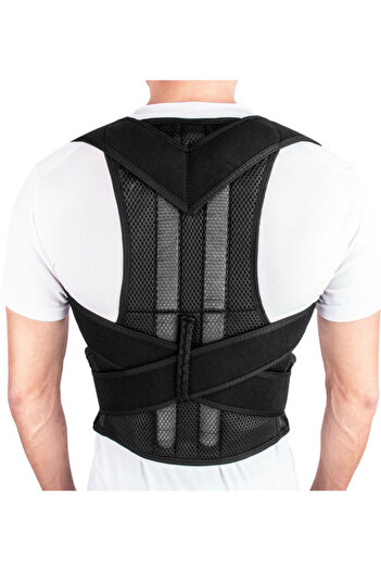 HALAMODO Posture Corrector for Men Women Back Brace Adjustable Straps Shoulder Support Trainer