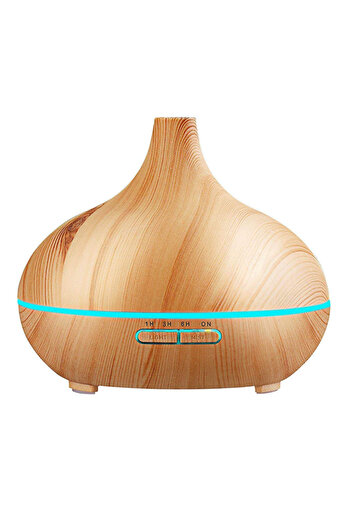 HALAMODO Brown Aroma Ultrasonic Essential Oil Diffuser Humidifier