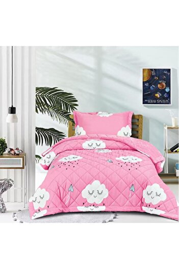 MİNG Lİ 3 Pieces Kids Winter Velvet Fur Quilt Set Twin Size Includes Quilt Set, Fitted Sheet, Pillowcase