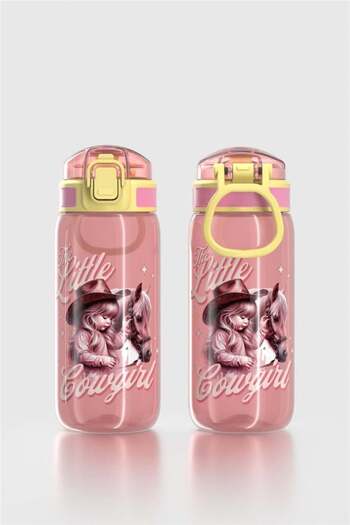 Renga Rybo-X Patterned 530 ml Children's Water Bottle 912164 Pink