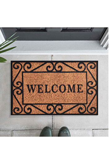 Chilai Home 877CHL1025 Doormat, 40x60 cm, PVC, Beige/Black