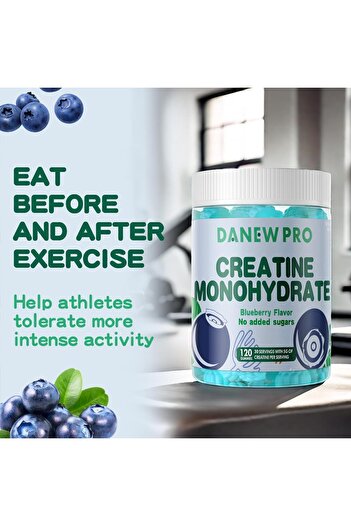 Happyummmm CreatineMonohydrateGummies5000mgforMen&Women,CreatineMonohydrateforMuscleStrength,MuscleBuilder,Ener