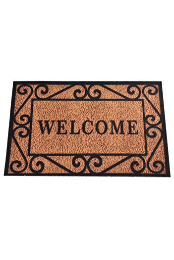 Chilai Home 877CHL1025 Doormat, 40x60 cm, PVC, Beige/Black