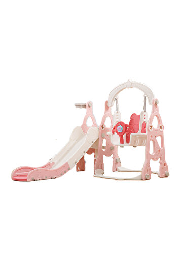 Nichiduta Garden 3in1 Rocket Pink indoor/outdoor children's playground with slide, le