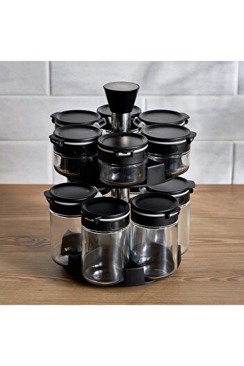 Generic Tasty 12-Piece Spice Jar and Rack Set