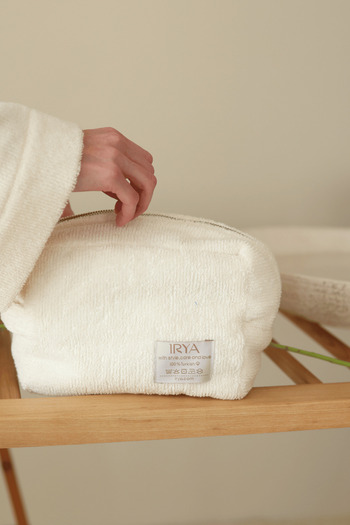 İrya Solena 100% Cotton Towel Care Bag Ecru