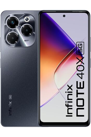 INFINIX Note40X Dual SIM Starlit Black 8+8GB RAM 256GB 5G - Middle East Version TDRA
