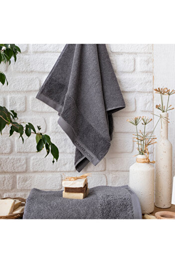 Schafer Home Soft Touch Towel 70X140 cm 1 Piece-Anthracite