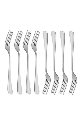 Bisbell Stainless Steel Table Fork 6PCS – Durable Kitchen Cutlery, Reusable Fork Set,BB3235
