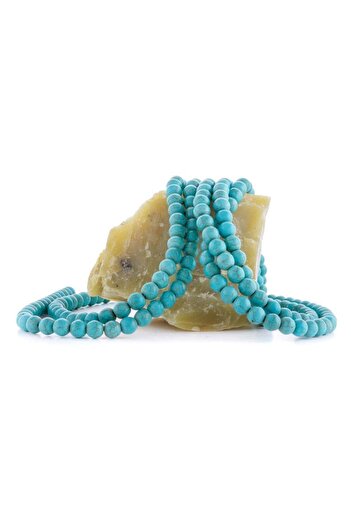 ZERO LAND Msa-Shop 10 mm Turquoise Stone-Blue