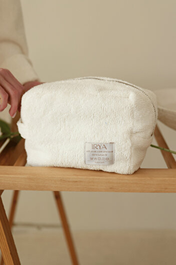 İrya Solena 100% Cotton Towel Care Bag Ecru