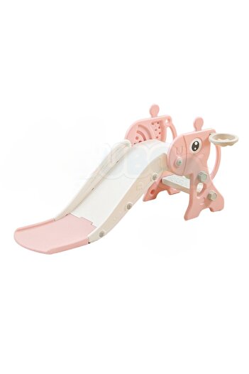 Nichiduta Garden Deer Pink indoor/outdoor children's slide with mini-basket
