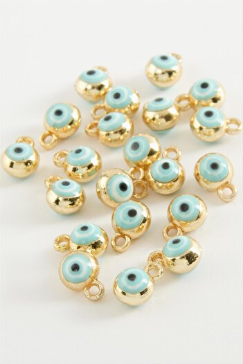 ZERO LAND Hn-Shop Nazar Single Handle Enamel Bracelet and Pendant Apparatus 1 Piece-Turquoise