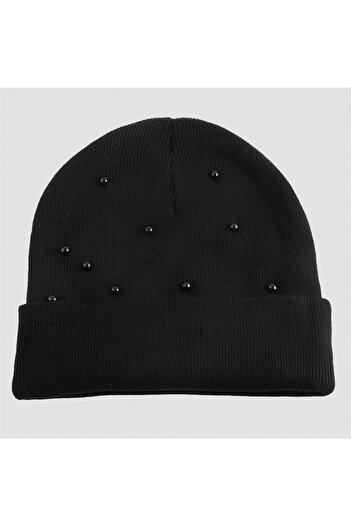 ZERO LAND Zengezur Pearl Folded Beret-Black