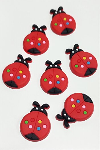 ZERO LAND Hn-Shop Ladybug Silicone Figure 1 Piece-Red