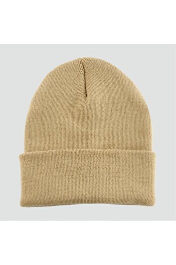 ZERO LAND Hn-Shop Double Layer 1St Grade Colorful Beanie Wholesale Beanie Gloves -Tan