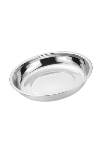 Bisbell Stainless Steel Deep Plate 24CM ,Round Dinner Plate, Soup Plate,Serving Dish,BB3016