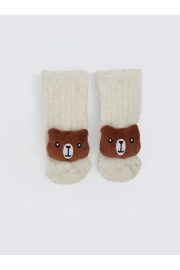 LC Waikiki Ecru Baby Boy Towel Home Socks