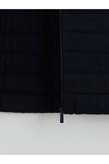 LC Waikiki Navy Blue Boy's Knitwear Cardigan
