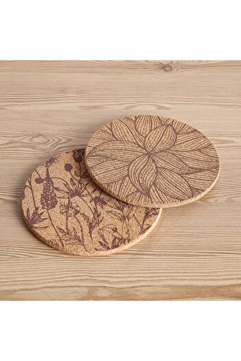 Generic Delight Cork Trivet - Set of 2