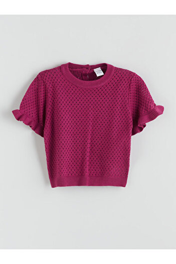 LC Waikiki Peak New Season Crew Neck Girls' Blouse and Shorts 2-Piece