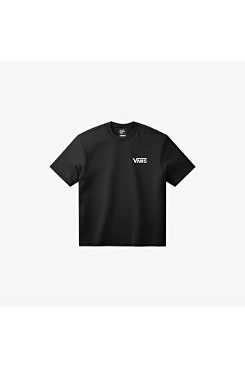 Vans Left Chest II Loose Ss Men Siyah T-Shirt VN000P1PBLK1