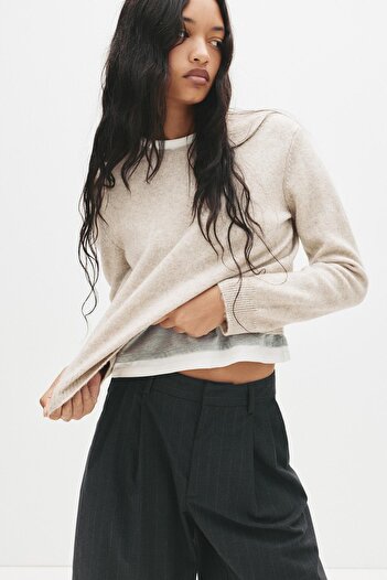 Pull & Bear Yumuşak örgü kazak