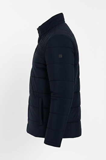 CIVILTIPOLO Men's Regular Washable Regular Quilted Coat & Jacket with Inner Pockets and Fur Lining