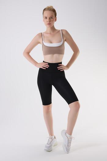 İmaj 705 Black Color Recovery and Extra Stretch Effect Normal Waist Leggings