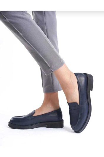 İDOL SHOES Справжні шкіряні жіночі туфлі-лофери
