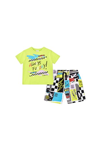 Tuc Tuc Car Figured Shorts Set