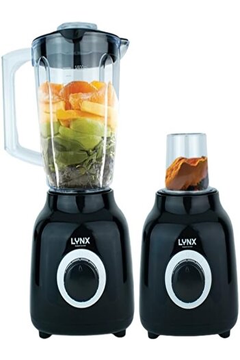 LYNX 2-in-1 Blender by Lynx, 400W, 1.6L High-Speed Electric Blender for Smoothies, Shakes, Ice Crushing a
