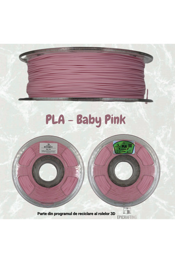 Epic Crafting Filament 3D PLA - BABY PINK / LIGHT PINK