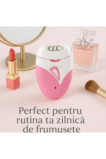 ADESSNA Rechargeable Electric Epilator USB for women, 2 speeds, 40-minute autonomy