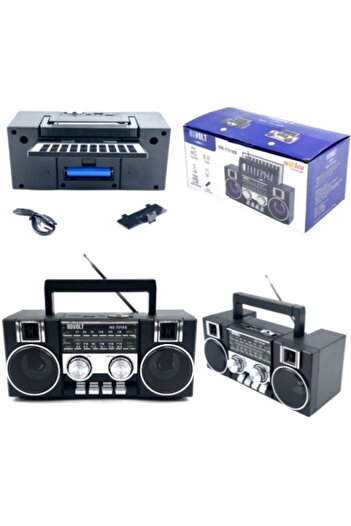 Poro Online Portable Radio NS-7016 S BT with MP3, Stereo, Bluetooth, Solar Panel