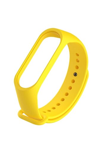 digital-play Replacement Silicone Wristband for Xiaomi Mi Band 3/4, Yellow