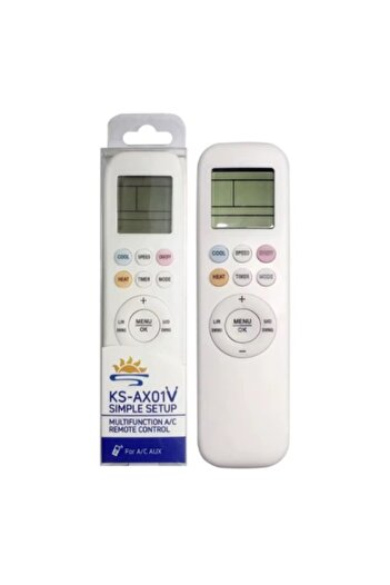 Aux Remote Control KS-AX 01 V for Air Conditioner
