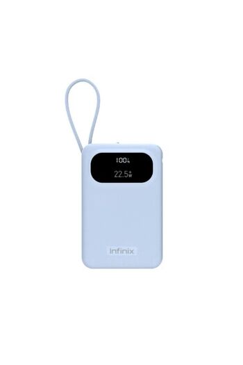 INFINIX 10000 mAh XP10Pro Power Bank With Type C Fast Charging blue