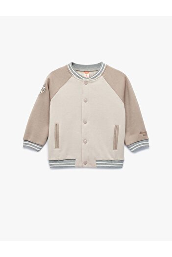 Koton Beige Baby Boy Jacket 6Wmb20003Tk