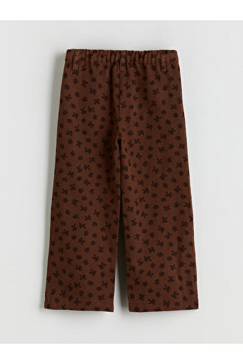 LC Waikiki Wideleg Floral Girl's Trousers