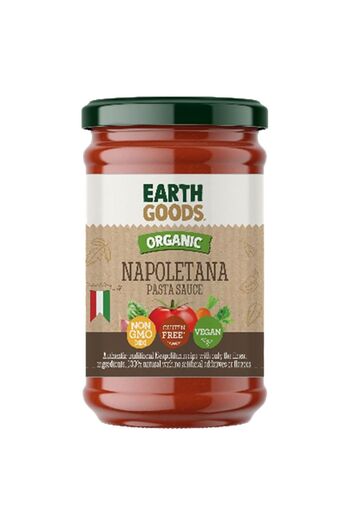 Earth Goods Organic Napoletana Sauce – 350g (Pack of 12)