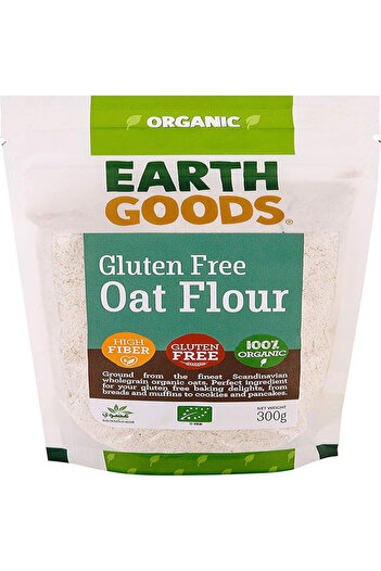 Earth Goods Organic Gluten Free Oat Flour 12 x 300g
