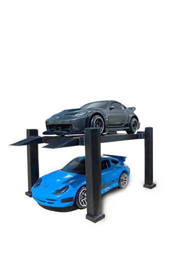 Flipped 1:64 Vehicle Hobby Garage Diecast Dioroma Vehicle Lift Model Vehicles