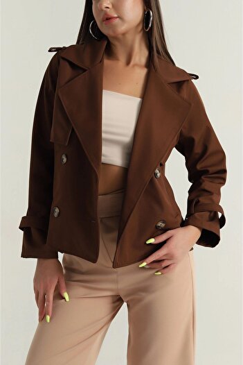 MUG collection Women's Short Trench Coat