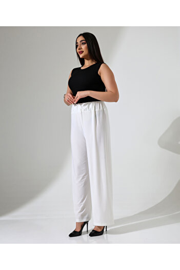 Fi'l Arz Fashion Flexible Elastic Waist Trousers