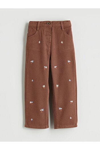 LC Waikiki LCW Kids Elastic Waist Floral Girl's Pants