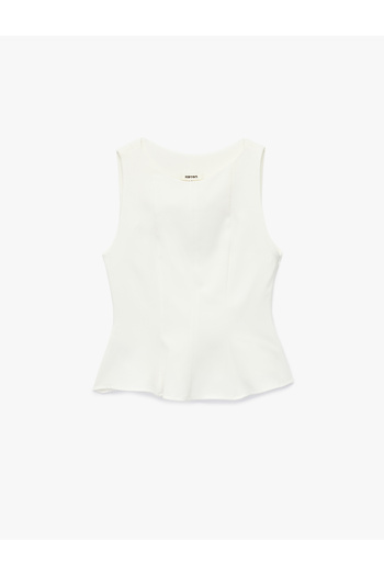 Koton Slim Fit Crew Neck Sleeveless Peplum Blouse