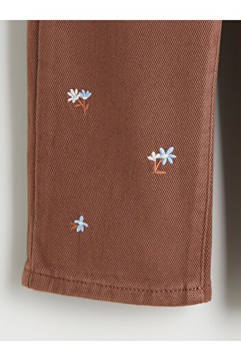 LC Waikiki LCW Kids Elastic Waist Floral Girl's Pants