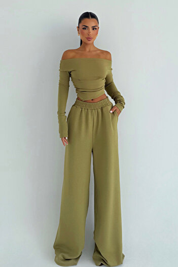 Eyyo Haki Chyler Tracksuit Takım ATE-3477