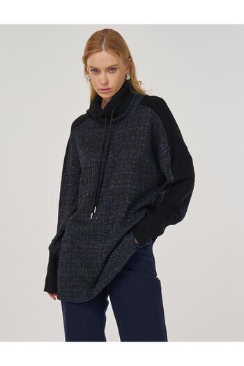 Kayra Knitwear Garnili Sweatshirt Navy Blue